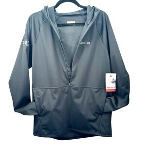 Marmot DraftKings Zenyatta 1/2 Zip Black Pullover Hoody Jacket